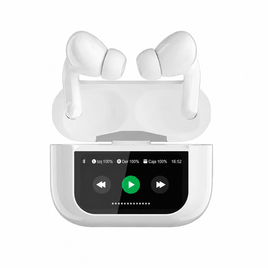 Airpods PRO GENIA con pantalla y Cancelación de Ruido